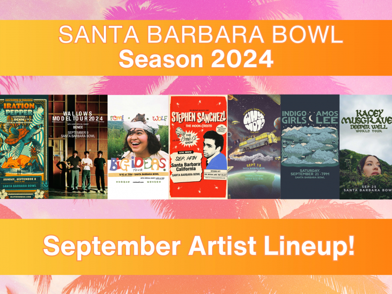 Bowl September Artist Lineup!